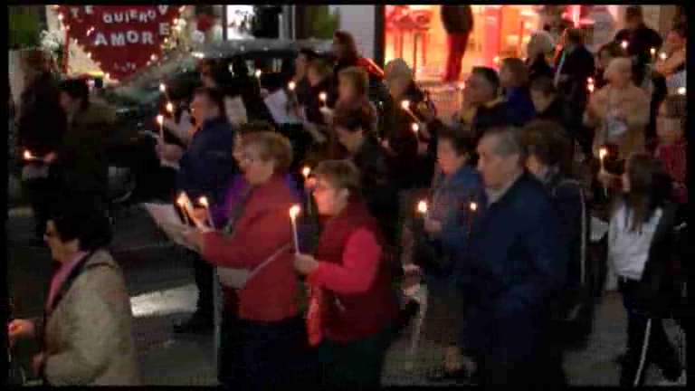 Procesión de las antorchas de Nuestra Señora de Lourdes